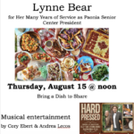 A Summer Potluck Honoring Lynne Bear